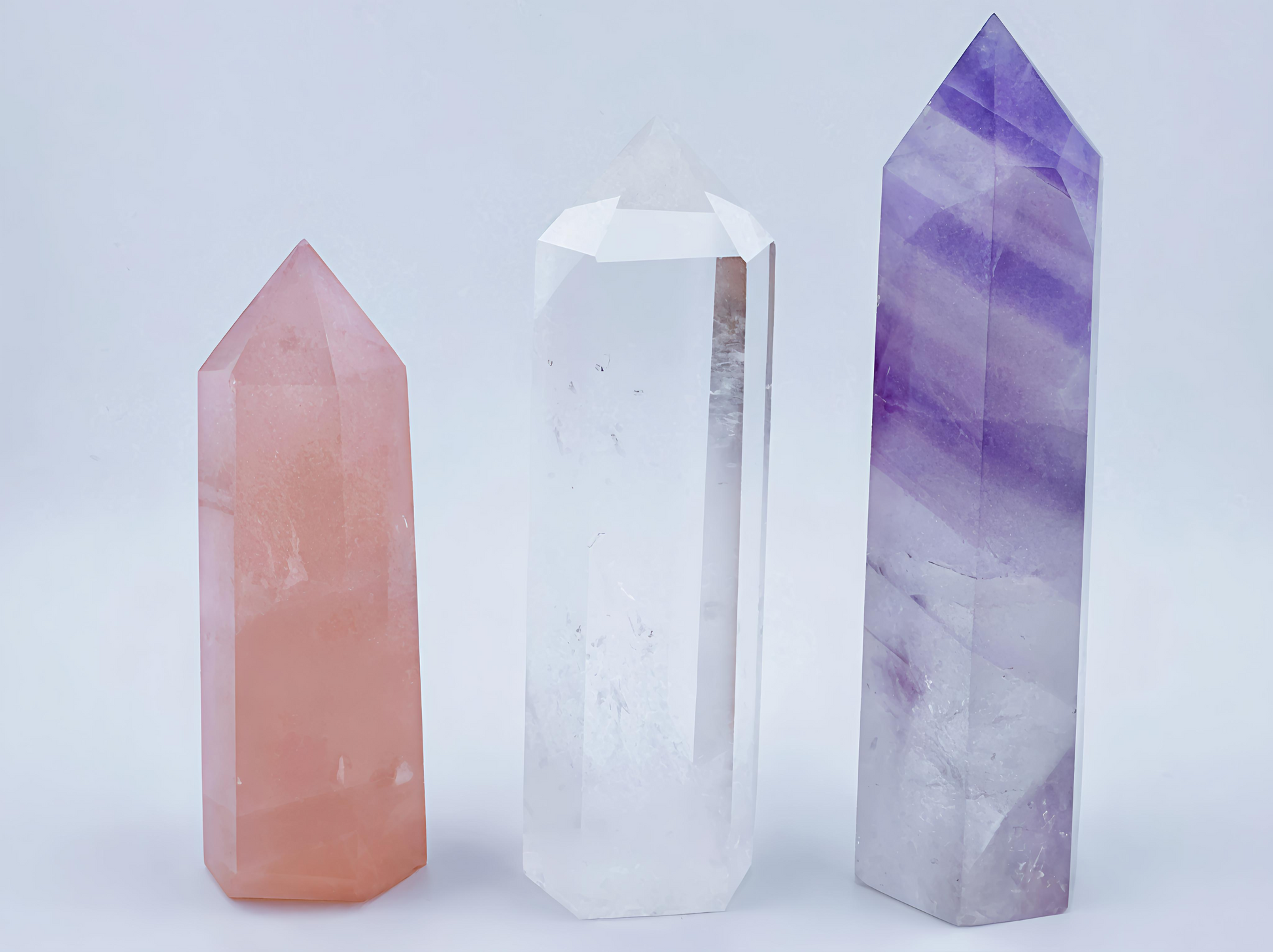 Natural Crystal High-Frequency Energy Crystal Column Healing Set