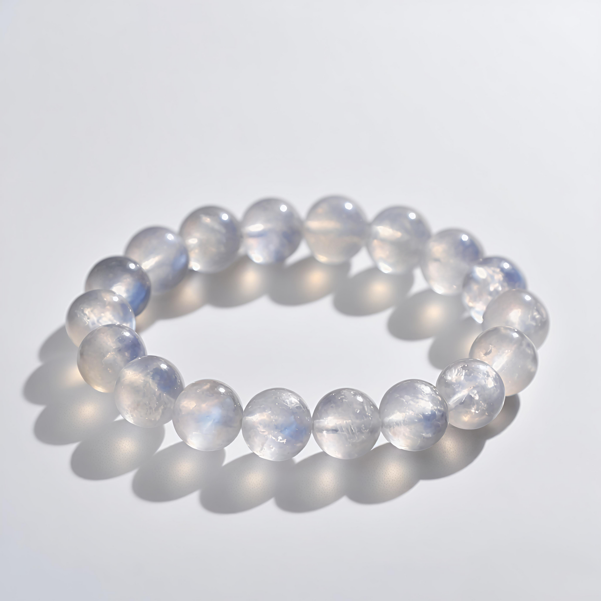 Moonlight Blue Crystal Mineral Bracelet