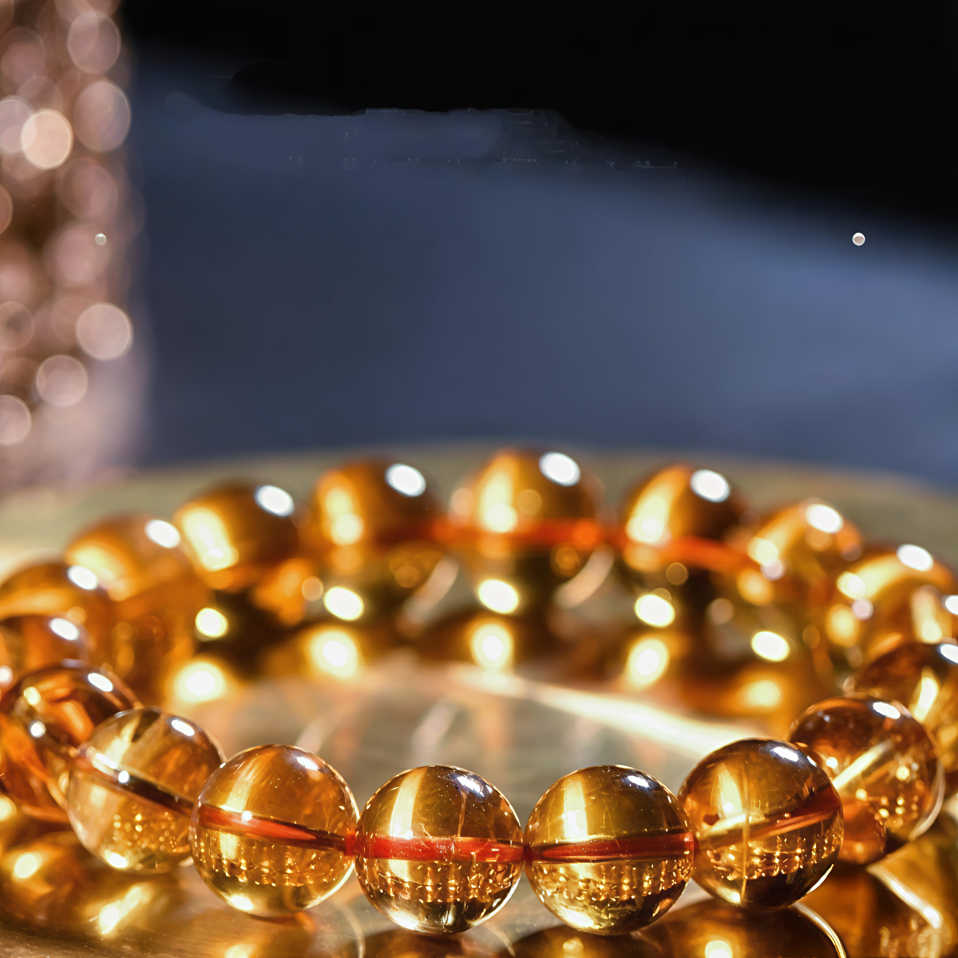 Whiskey Citrine Bracelet