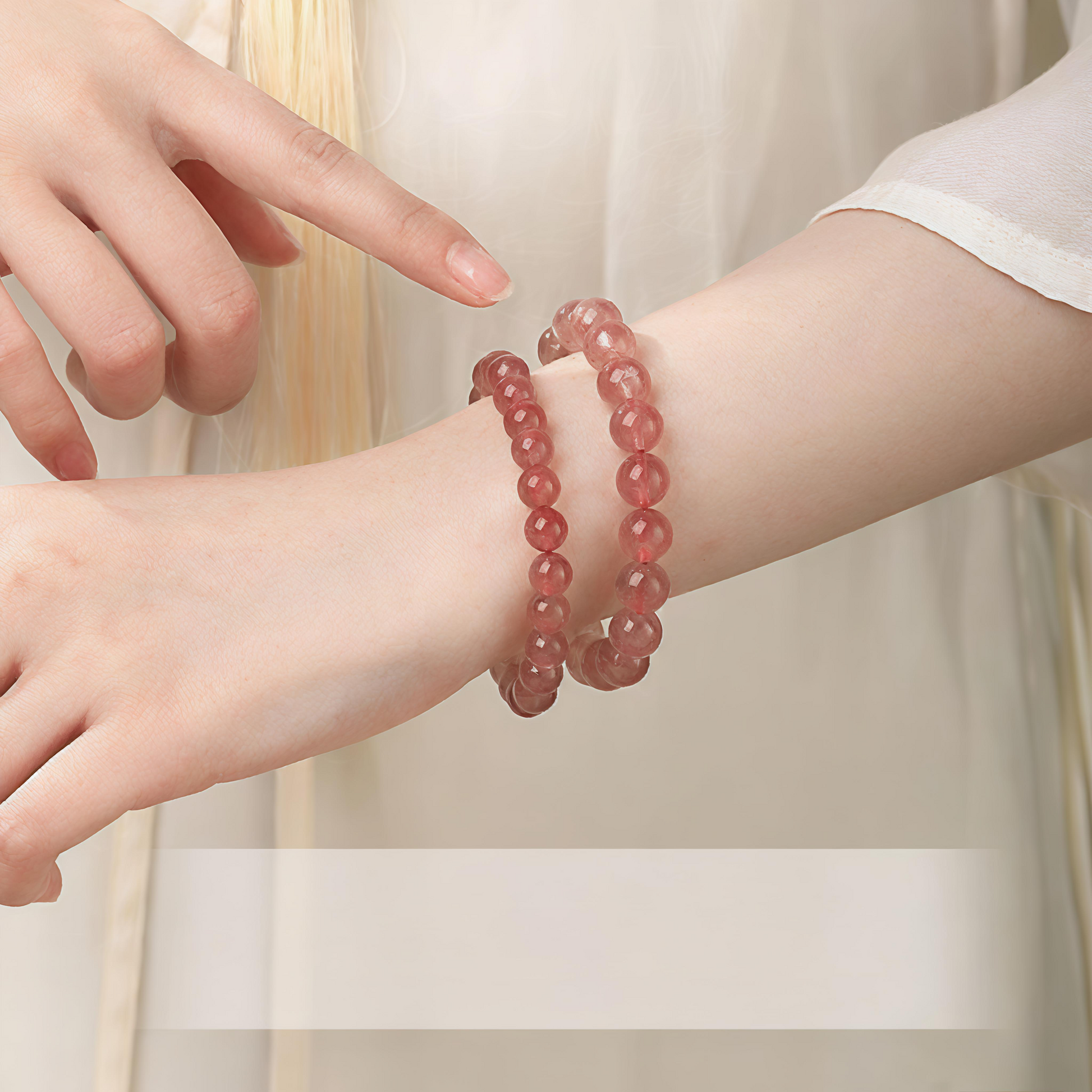 Shunshui Rose Quartz Natural Mineral Crystal