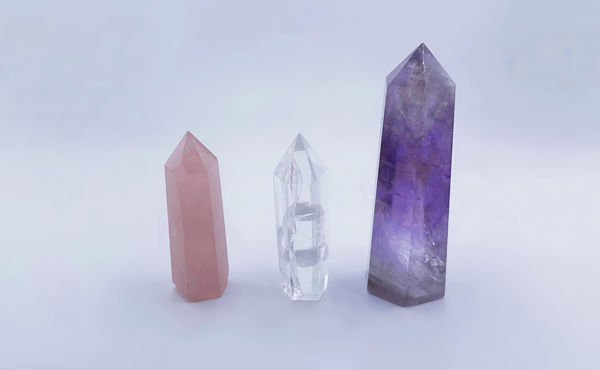Natural Crystal High-Frequency Energy Crystal Column Healing Set