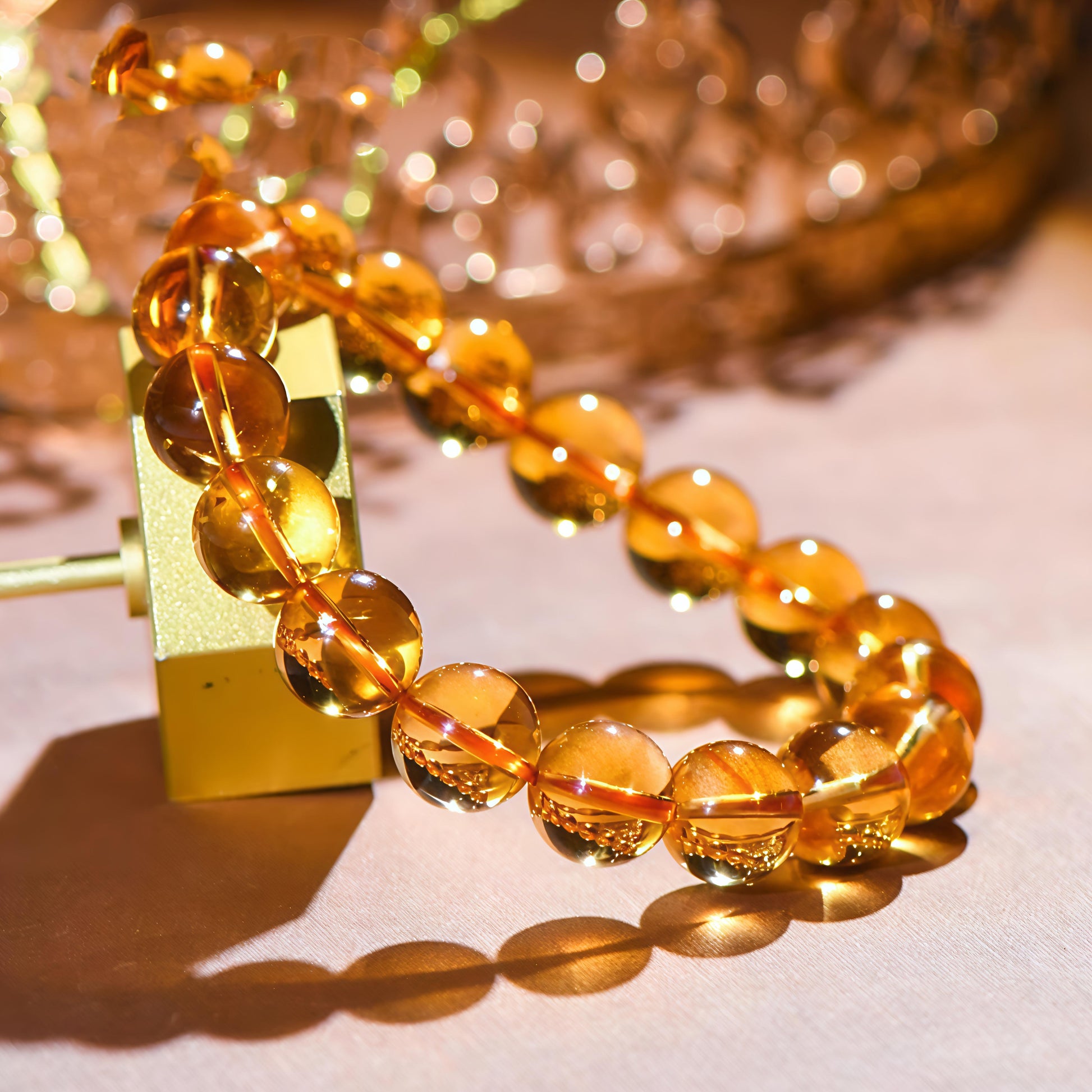 Whiskey Citrine Bracelet