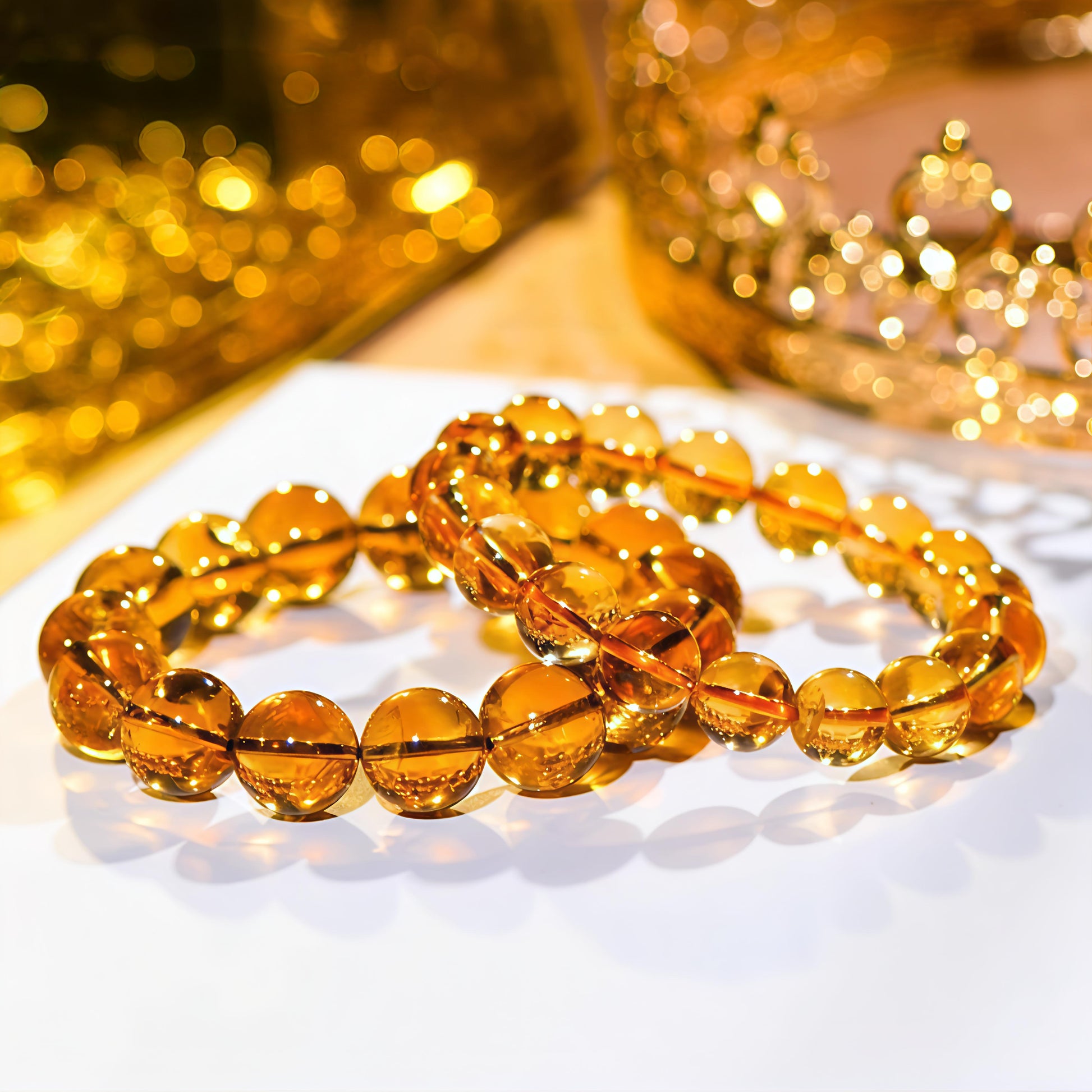 Whiskey Citrine Bracelet