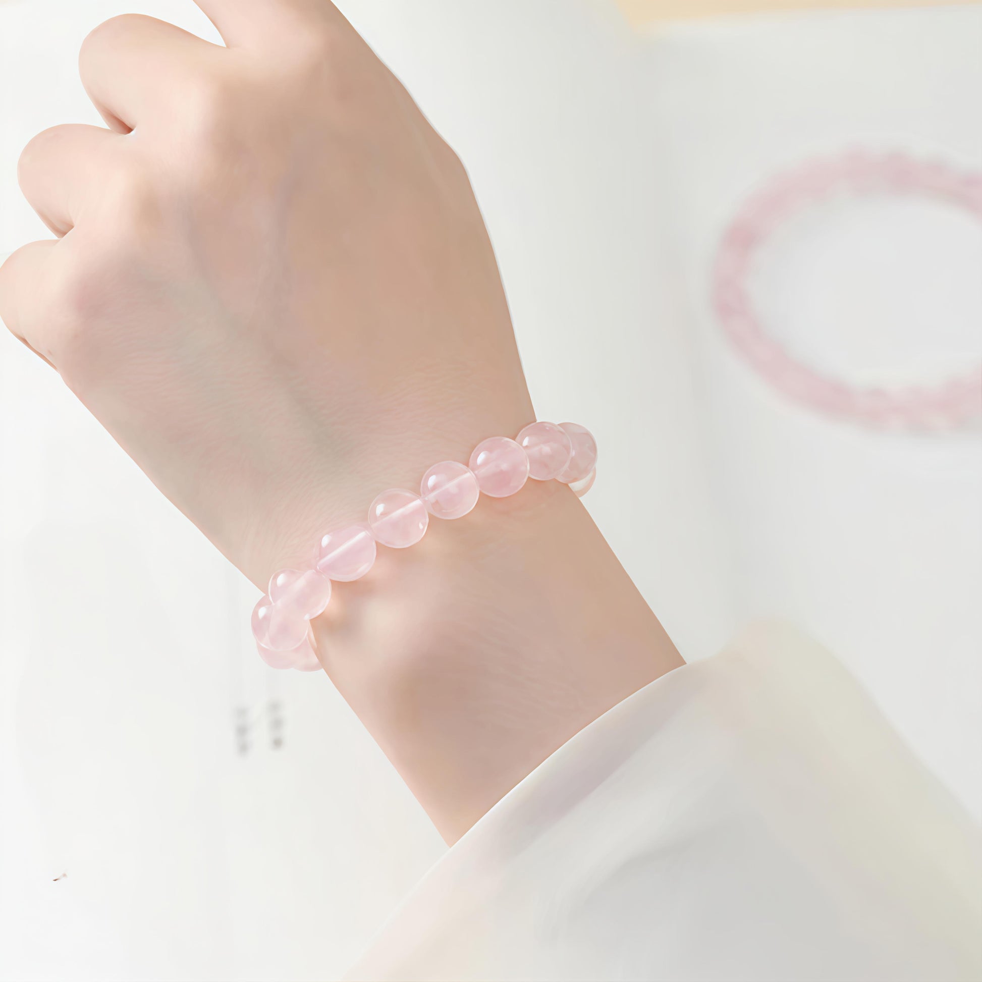 Flowery Years Rose Quartz Natural Mineral Crystal