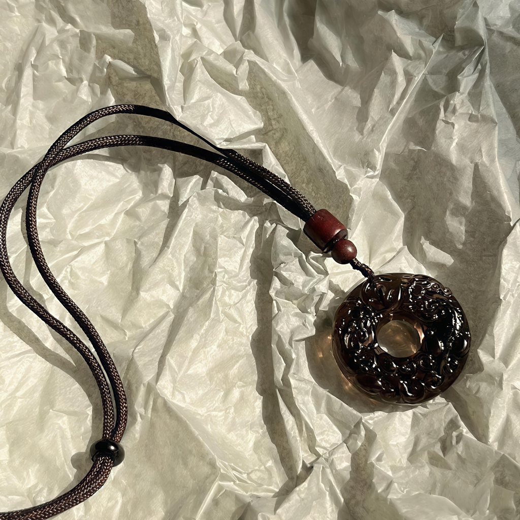 Timeless Essence Retro Natural Ore Crystal Necklace