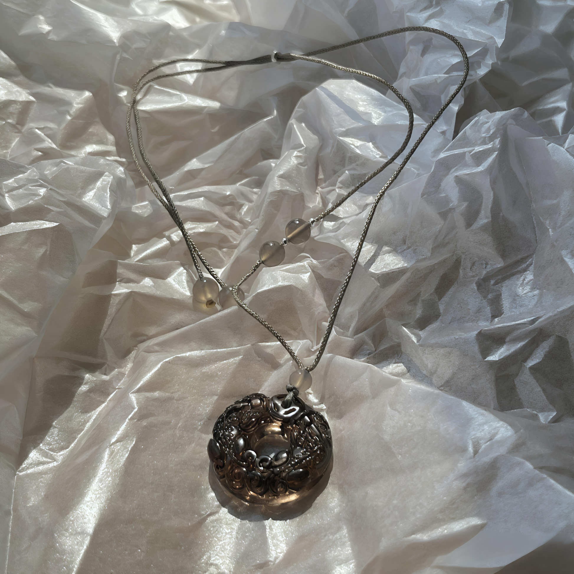 Timeless Essence Retro Natural Ore Crystal Necklace