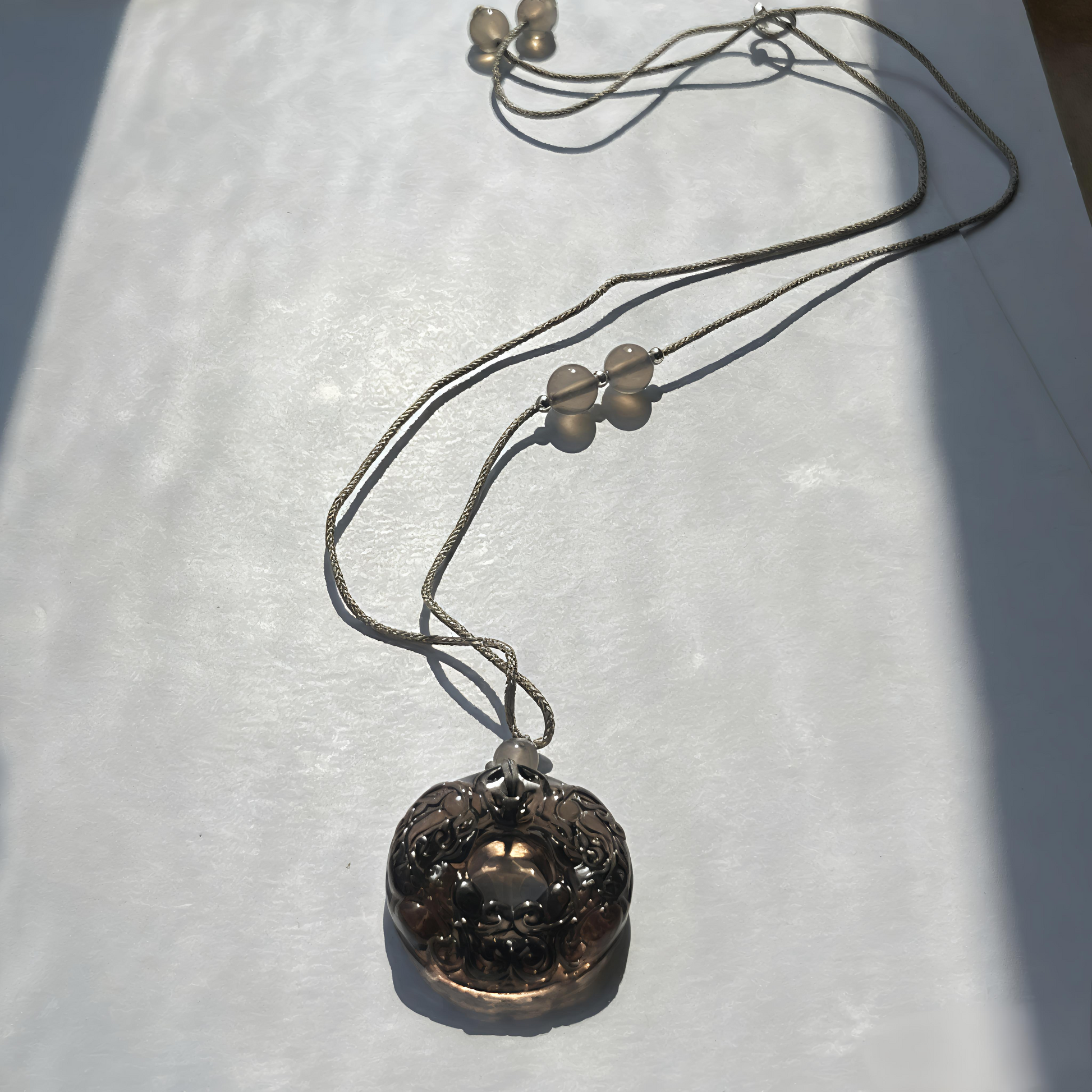 Timeless Essence Retro Natural Ore Crystal Necklace