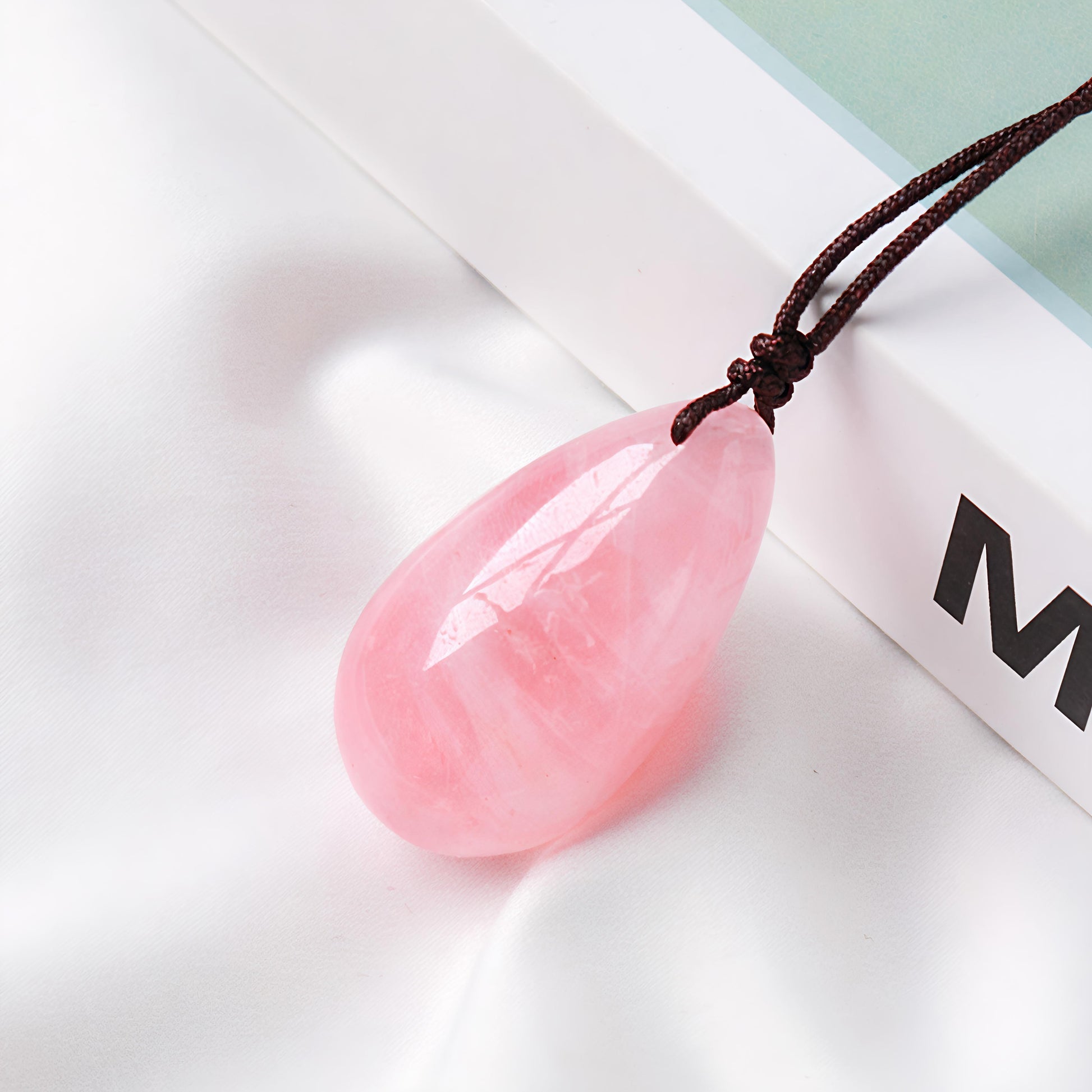 Natural Pink Jadeite Mineral Necklace - Girlish Heart