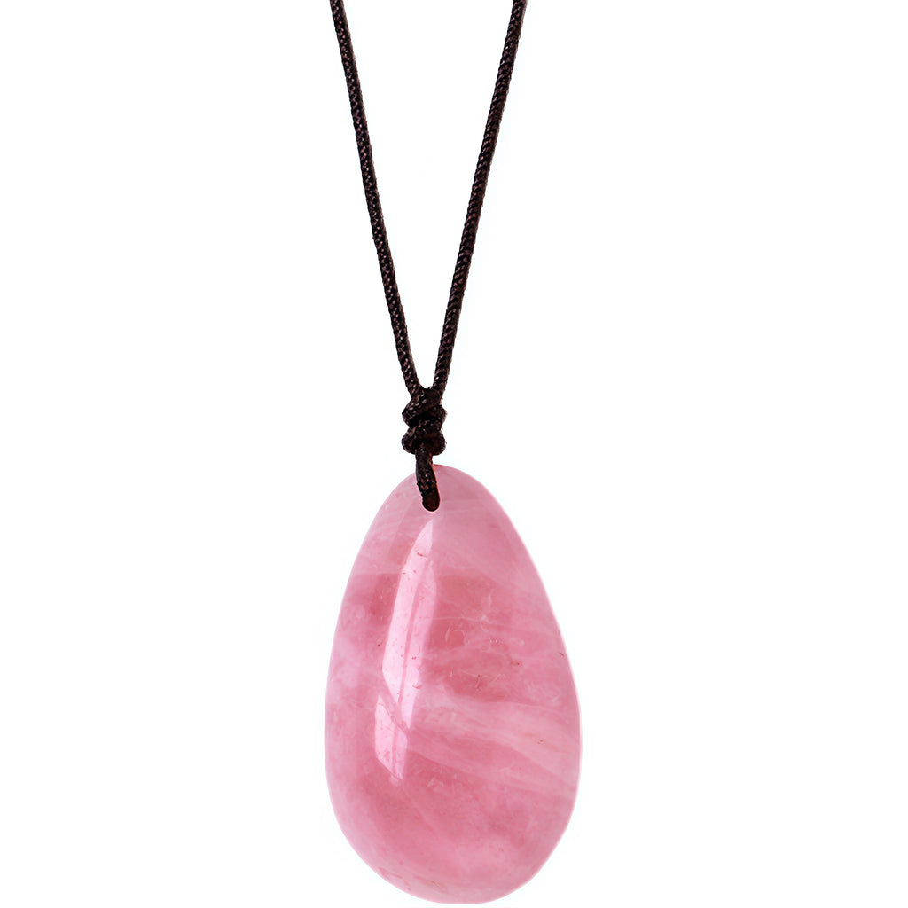 Natural Pink Jadeite Mineral Necklace - Girlish Heart