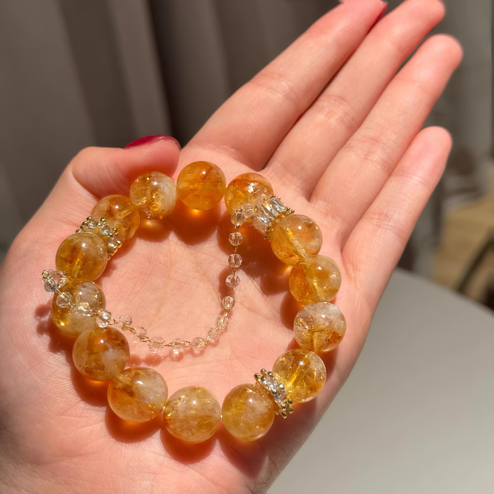 Honeyed Citrine Fortune Bracelet